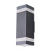 Вуличний світильник Azzardo AZ5224 Jason Square LED 2x18W 4000K 1440Lm IP65 темно-сірий
