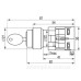 Перемикач IEK LAY5-BG45 на 2 положення з ключем (BSW80-BG-2-K02) Перемикач IEK LAY5-BG45 на 2 положення з ключем (BSW80-BG-2-K02)