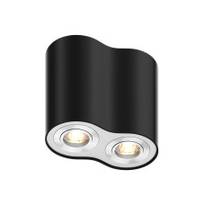 Точковий світильник Zuma Line 50407-BK Rondoo GU10 2x50W IP20 чорний (5905316604063) Точковий світильник Zuma Line 50407-BK Rondoo GU10 2x50W IP20 чорний (5905316604063)