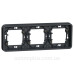 Горизонтальна 3-постова рамка Schneider Electric MUR34109 IP55 (чорний)