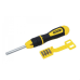 Набір біт Stanley 0-68-010 Multibit з утримувачем з храповим механізмом (10шт)
