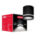 Світильник Maxus Surface Downlight 12Вт 4100K Black (1-MSD-1241-BL)