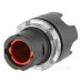 Кнопка червона втоплена New Elfin Ø22мм IP66