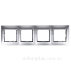 Чотиримісна рамка Kontakt Simon Simon 54 Premium DR4/43 (срібло) Чотиримісна рамка Kontakt Simon Simon 54 Premium DR4/43 (срібло)
