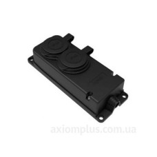 Подвійна колодка Byes BY10-104 1х16А каучукова IP44 (6.1.159005) Подвійна колодка Byes BY10-104 1х16А каучукова IP44 (6.1.159005)