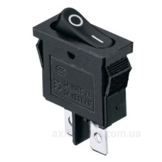 Перемикач TNSy KCD1-12-101 B/B овальний чорний (TNSy5500686)