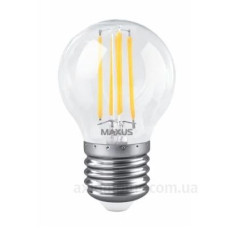 Філаментна світлодіодна лампа Maxus G45 FM 220Вт E27 Clear (1-MFM-743)