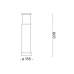 Вуличний світильник Ideal Lux 109138 Tronco E27 1x42W IP65 білий