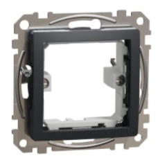 Рамка-адаптер для виробів 45х45мм Schneider Electric Sedna Design & Elements для Unica New чорна SDD114905