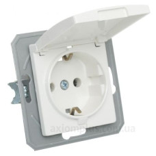 Розетка біла 250V/16A VE11PP-B, ТЕМ