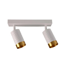 Світильник поворотний, спот Goldlux 323606 Arras GU10 2x10W IP20 білий