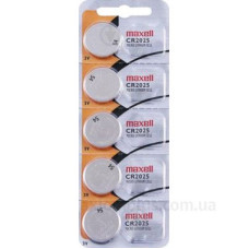 Літійова батарейка Maxell 18586200 CR2025 5шт
