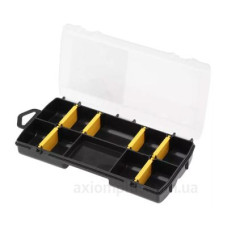 Пластмасовий органайзер Stanley STST81679-1 210х115х35мм на 10 відсіків з переставними перегородками