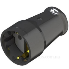 Штепсельне гніздо NE-AD 1008-S з з/к 16А чорне