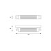 Бра, настінний світильник Zuma Line WL32187/8W/GD Kalia LED 1x8W 3000K 711Lm IP44 золотий (5905316693593)