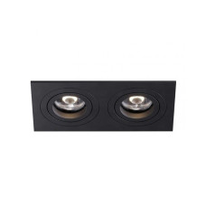 Точковий світильник Kloodi KD-BASE SQ92x175 GU10 BK 2x10W IP20 чорний