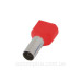 Ізольований наконечник E.Next e.terminal.stand.te.2.1.red 2x1 кв.мм червоний (s4037004)