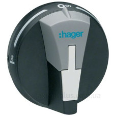Виносна ручка Hager HZC010 для вимикачів HAB/HAC 20А-80A IP55 Виносна ручка Hager HZC010 для вимикачів HAB/HAC 20А-80A IP55