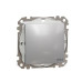 Одноклавішний перемикач Schneider Electric Sedna Design & Elements з кришкою IP44 алюміній SDD213106