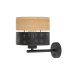 Бра, настінний світильник TK Lighting 6539 Nicol E27 1x15W IP20 чорний