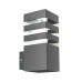 Вуличний світильник Goldlux 316165 Teksas E27 1x12W IP44 графітовий