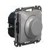 Поворотний світлорегулятор Schneider Electric Sedna Design & Elements RC 3-370 Вт алюміній SDD113501