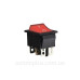 Перемикач TNSy KCD2-202N R/B з підсвічуванням червоний (TNSy5500775)
