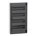 Навісний щит Schneider Electric PrismaSeT XS LVSXR418 4 ряди 72М димчасті двері