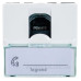 Розетка комп'ютерна Legrand Mosaic UTP Cat. 5e RJ 45 2-модульна
