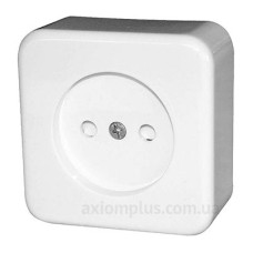 Одинарна розетка E.Next e.touch.1221.w.blister для зовнішнього монтажу біла (p043007) Одинарна розетка E.Next e.touch.1221.w.blister для зовнішнього монтажу біла (p043007)