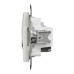 Розетка Schneider Sedna Design біла комп'ютерна RJ45 Cat.6 UTP + TV ( SDD111469T )
