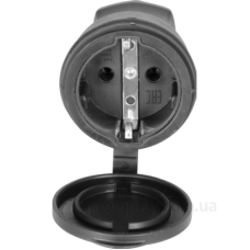 Каучукова переносна розетка E.Next e.socket.rubber.029.16 16А із заземленням та захисною кришкою (s9100024) Каучукова переносна розетка E.Next e.socket.rubber.029.16 16А із заземленням та захисною кришкою (s9100024)