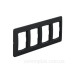 Чотирьохпостова рамка Schneider Electric Sedna Design чорна SDD314804