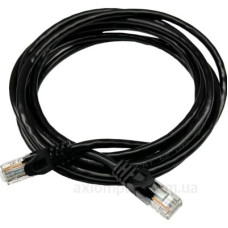 Патч-корд GEAR cat.5e UTP CCA 24AWG 1.5м чорний (GPC-UTPCCARJ45-1.5B)