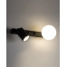 Бра, настінний світильник TK Lighting 10148 Vox GU10+G9 2x10W+8W IP20 чорний