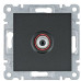 SAT розетка Hager WL3233 Lumina (чорна) SAT розетка Hager WL3233 Lumina (чорна)
