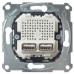 USB розетка Schneider Electric Merten System M MTN4366-0100