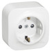 Розетка 2К+З Legrand Forix біла