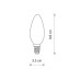 Світлодіодна лампочка Nowodvorski 10589 Bulb E14 1x6W 3000K 650Lm IP20