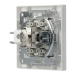 Розетка телефонна + комп'ютерна RJ45 + RJ12 кат.5е. подвійна біла Asfora, EPH4900121