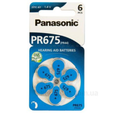 Батарейка Panasonic PR-675H/6LB