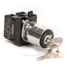 Кнопка EMAS CM101AC30 (CM101A30) з ключем, що виймається у всіх положеннях (2НО) IP65 Кнопка EMAS CM101AC30 (CM101A30) з ключем, що виймається у всіх положеннях (2НО) IP65