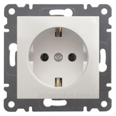 Розетка WL1050 Lumina-2, біла, Hager