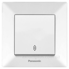 Одноклавішний прохідний вимикач Panasonic Arkedia Slim (білий) Одноклавішний прохідний вимикач Panasonic Arkedia Slim (білий)