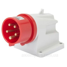 Стаціонарна вилка 90° GEWISS IP44 3P+E 32A 400В (GW60419) Стаціонарна вилка 90° GEWISS IP44 3P+E 32A 400В (GW60419)