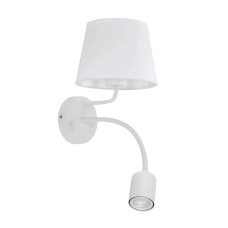 Бра, настінний світильник TK Lighting 2535 Maja E27+GU10 1+1x15W+8W IP20 білий