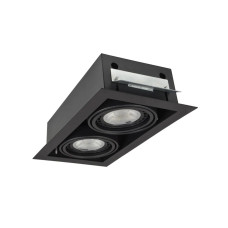 Точковий світильник Azzardo AZ2875 Nova GU10 2x40W IP20 чорний