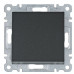 Вимикач Hager WL0113 Lumina 10АХ/230В (чорний)