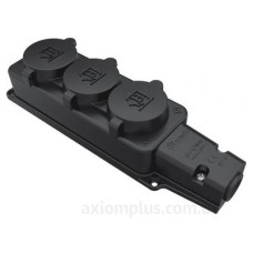 Потрійна колодка Bemis BK1-1402-3613 1х16А каучукова IP54 (6.1.92745) Потрійна колодка Bemis BK1-1402-3613 1х16А каучукова IP54 (6.1.92745)