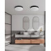 Світильник стельовий TK Lighting 862 Pori E27 2x15W IP44 чорний